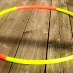 חישוק טיולים - HDPE 3/4 מתפרק - צהוב כתום (6 חלקים 65 ס"מ)