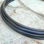 חישוק פוליפרו 5/8 שחור נצנצים (איכות כחול לבן)