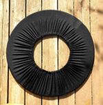 ⁦כיסוי גמיש לחישוקים: שחור חלק⁩ – תמונה ⁦2⁩