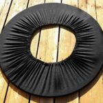 כיסוי גמיש לחישוקים: שחור חלק