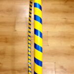 חישוק מתחילים עבה: כחול-צהוב